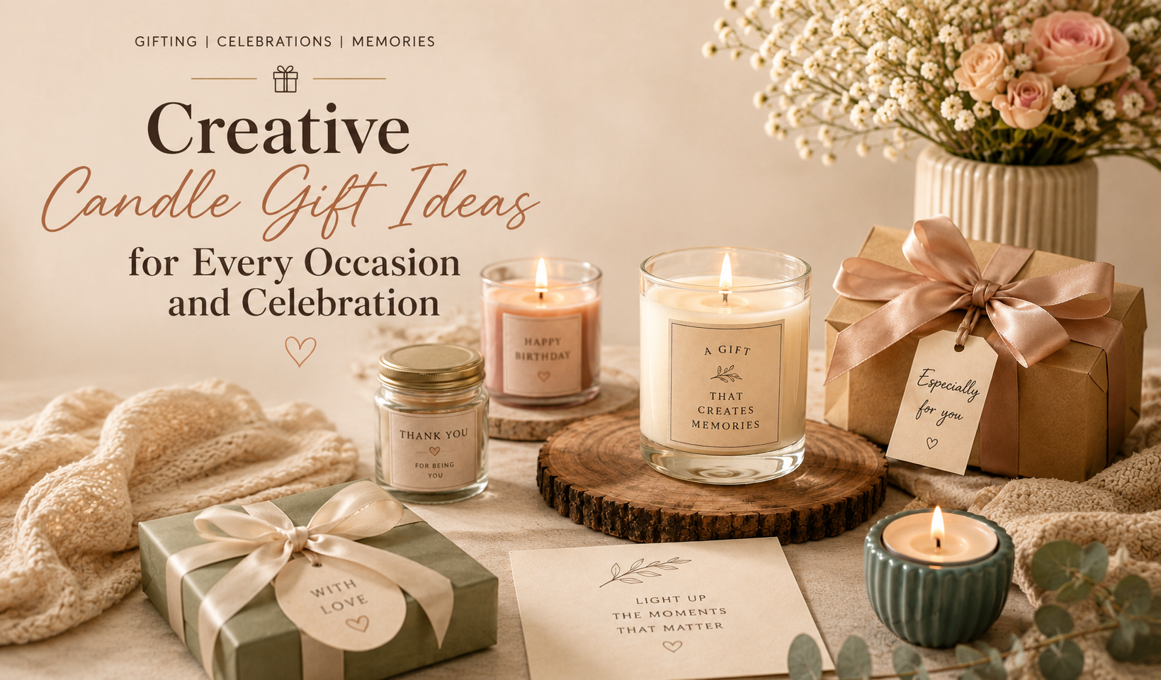Creative Candle Gift Ideas for Every Occasion and Celebration