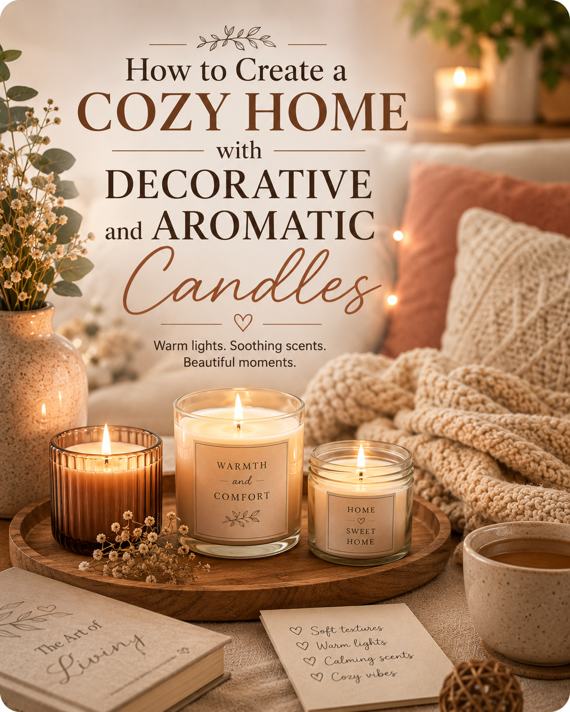How to Create a Cozy Home with Decorative and Aromatic Candles