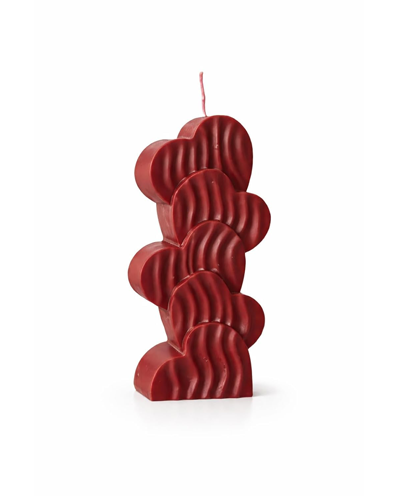 Romance Heart Pillar Candle 62g