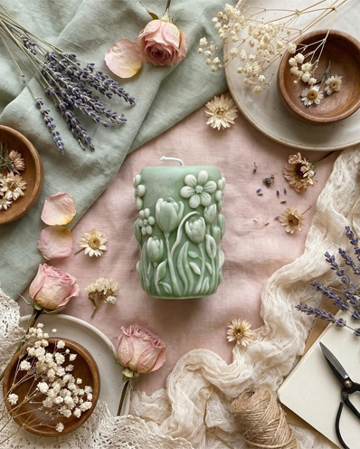 Evergreen Forest Scented Soy Coconut Wax Candle